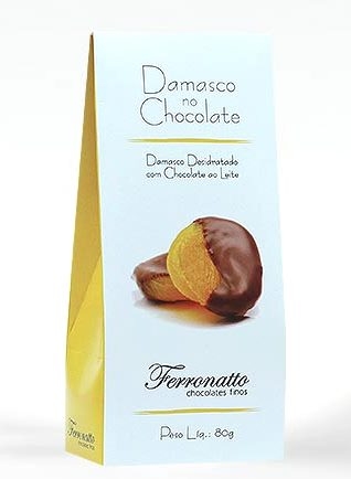 Damasco Banhado no Chocolate 80g
