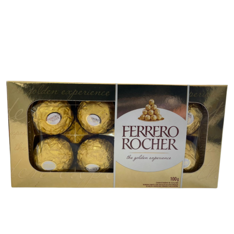 Caixa de Bombons Ferrero Rocher 100g