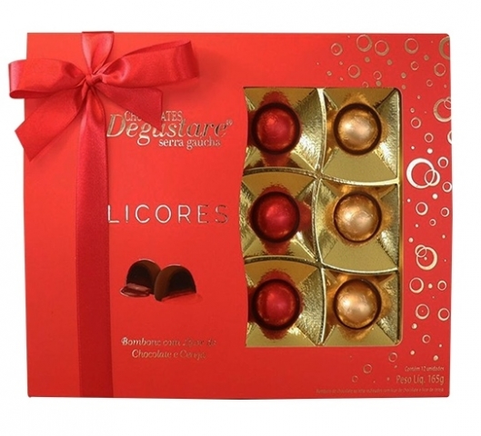 Caixa de Bombons com Licor 165g